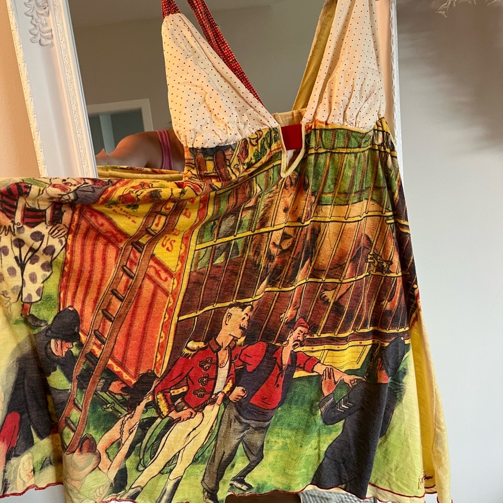 Colorful Circus Print Dress